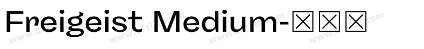 Freigeist Medium字体转换 Freigeist Medium字体转换